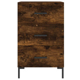 Bedside Cabinet Smoked Oak 40x40x66 cm Engineered Wood 827665
