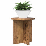 Plant Stand 2 pcs Old Wood 40 x 40 x 40 cm Engineered Wood 899733