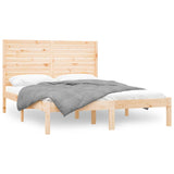 Bed Frame without Mattress 150x200 cm King Size Solid Wood 3104613