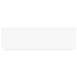 Floating Wall Shelves 4 pcs White 80x23.5x3.8 cm MDF 323816
