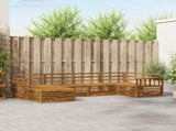 Outdoor Sofa Set 6 pcs Natural Solid Acacia Wood 3373729