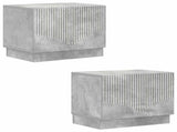 TV Cabinet Concrete Grey Engineered Wood 897338