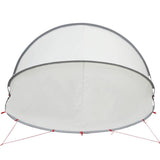 Pool Dome Folding Manual Grey and Orange 405 x 405 x 192 cm 42001108