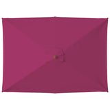 Garden Parasol Bordeaux Red 44537