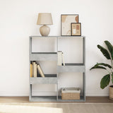 Book Cabinet/Room Divider Concrete Grey 100x33x115 cm 854511