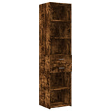 Highboard Smoked Oak 45x42.5x185 cm Engineered Wood 3281452