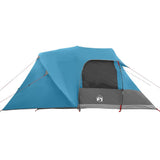 Dome Tent 4-Person with Roof Blue 455 x 252 x 178 cm 42001021