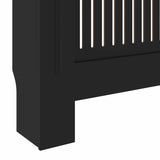 Radiator Cover 2 pcs Black 205 x 20.5 x 81.5cm Engineered Wood 3403238