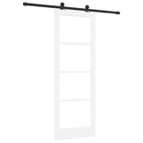 Sliding Door ORKDAL White and Black 78 x 211 cm 3331994