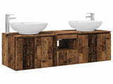 Bathroom Cabinet Set 3 pcs Old Wood 49.5 x 44.5 x 65 cm 3405705
