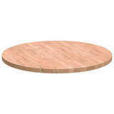 Table Top Light Brown 70 x 2.5 cm Solid Oak Wood 42016003