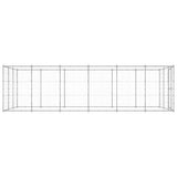 Outdoor Dog Kennel Galvanised Steel 21,78 m 3082328