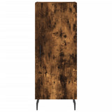 Highboard Smoked Oak 34,5x34x180 cm Engineered Wood 3198806