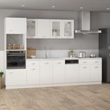 Drawer Bottom Cabinet Lyon White 80x46x81.5 cm Engineered Wood 801236