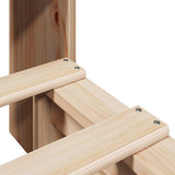 Bookcase Bed without Mattress 100x200 cm Solid Wood 3323902