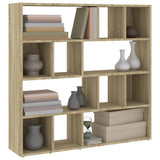 Book Cabinet/Room Divider Sonoma Oak 105x24x102 cm 823248