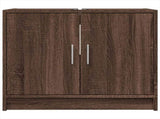 Sink Cabinet Brown Oak 63x29x55 cm Engineered Wood 848100