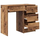 Desk with Drawer Old Wood 90 x 37.5 x 75 cm Engineered Wood 869496