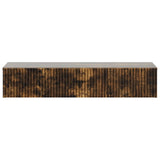 Wall-Mounted Side Table Smoked Oak 87.5 x 34.5 x 17 cm 898500