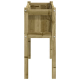 Garden Planter with Legs 110x31x70 cm Impregnated Wood Pine 837572