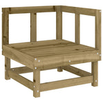 ZNTS 10 Piece Garden Lounge Set Impregnated Wood Pine 3186570