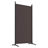 6-Panel Room Divider Brown 520x180 cm Fabric 350271