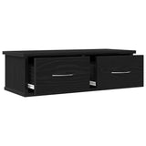 Wall Cabinet Black Oak 60 x 26 x 18.5 cm Engineered Wood 862435