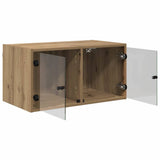 Wall Cabinets 2 pcs 68 x 37 x 35 cm Engineered Wood Artisan Oak 882916