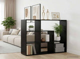 Book Cabinet 102 x 29 x 103.5 cm Engineered Wood Black Oak 8015689