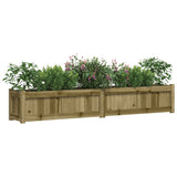 Garden Planter 180x31x31 cm Impregnated Wood Pine 837502