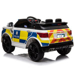 ZNTS Dual Drive 12V 7Ah Police Car with 2.4G Remote Control White 47331340