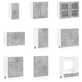 Kitchen Unit Lyon 8 pcs Engineered Wood 3445859