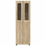 Highboard FLORIN Sonoma Oak 60 x 35 x 182 cm Engineered Wood 3397916