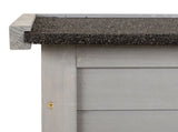 Garden Shed Wooden Garden Storage Shed 2 Door Unit Solid Fir Wood Garage Tool Organisation Cabinet, T3398P317758