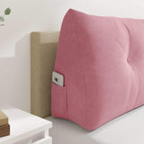 Back Pillow Pink 200 x 24 x 50 cm Velvet 42014607