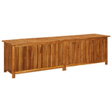 Garden Storage Box 200x50x58 cm Solid Acacia Wood 316500