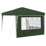 Pop-up Party Tent 288 x 288 x 245 cm Green Oxford Fabric 42019761