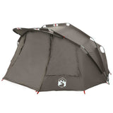 Fishing Tent 5-Person Grey Waterproof 4009390