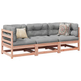 3 Piece Garden Sofa Set Solid Wood Douglas Fir 3299266