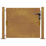 Garden Gate 100x100 cm Corten Steel 153203