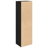 Bookcase Black Oak 31x24x102 cm Engineered Wood 860338