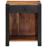 Bedside Cabinet 2 pcs Brown 40 x 35 x 50 cm Solid acacia wood 4019635