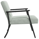 Armchair Light Grey 59 x 75 x 78 cm Velvet 42017679