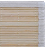 Rectangular Natural Bamboo Rugs 4 pcs 120x180 cm 278745