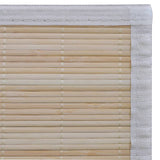 Rectangular Natural Bamboo Rugs 2 pcs 120x180 cm 278744