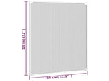 Magnetic Insect Screen for Windows Anthracite 80x120 cm 153850