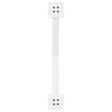 Dining Table Legs X-Shaped 2 pcs White 70x cm Steel 4012917