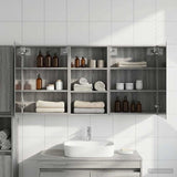 Bathroom Cabinet Set 3 pcs 140 x 14.5 x 70 cm Engineered wood 3403781