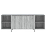 TV Cabinet Grey Sonoma 130x35x50 cm Engineered Wood 813054