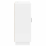 Sideboard High Gloss White 66 x 34.5 x 87 cm Engineered Wood 895319